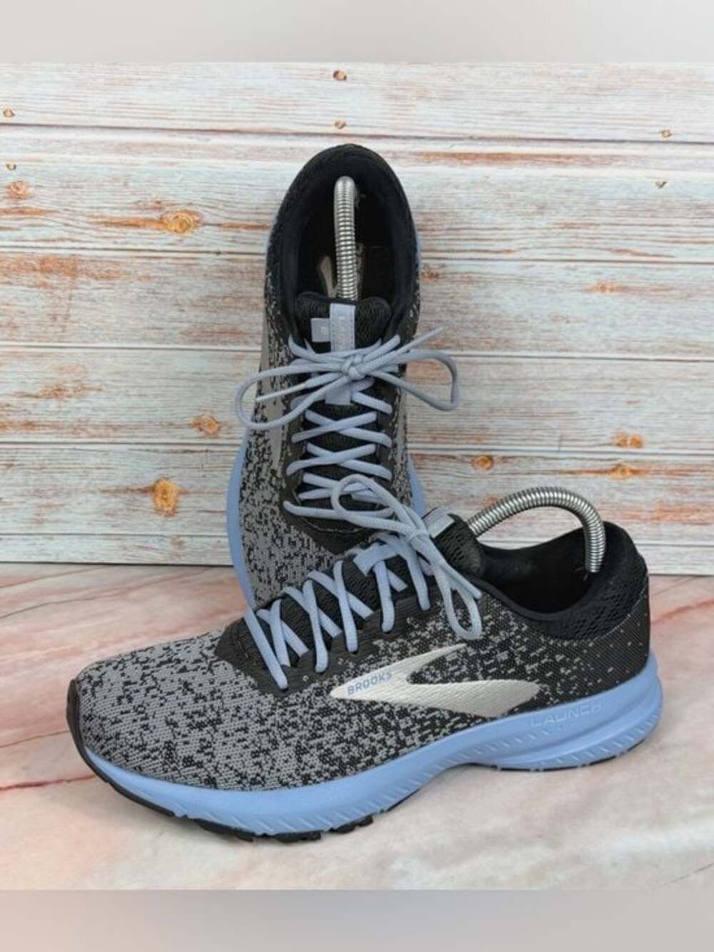 Brooks Launch 6 Running Shoes Black/Grey/Blue